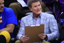 Will Ferrell At Lakers Game