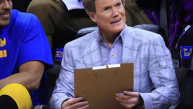 Will Ferrell At Lakers Game