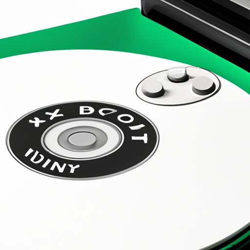 A physical game disc in an Xbox console, symbolizing ownership.